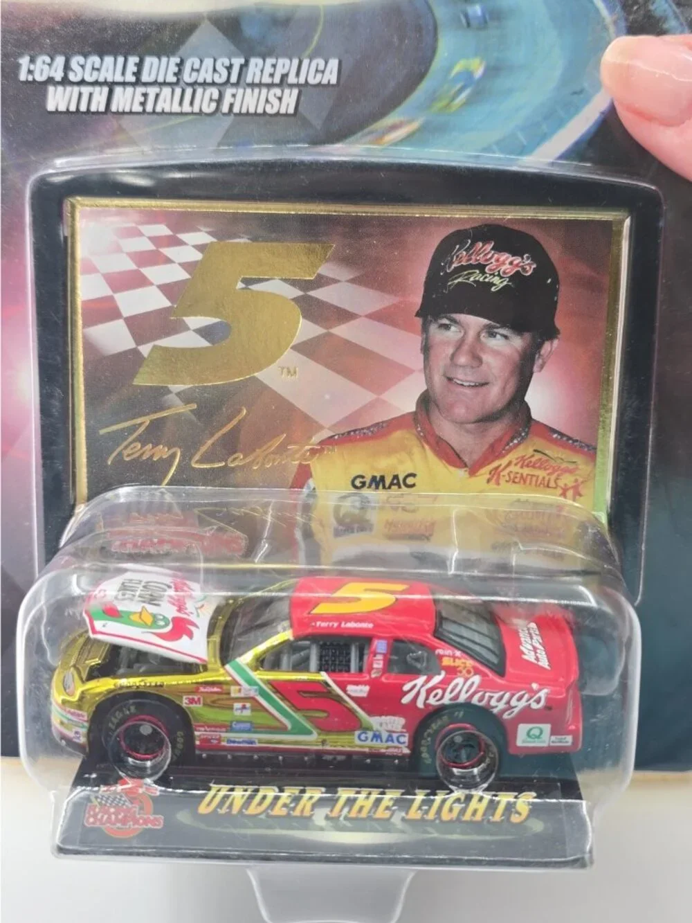2 Vintage 1999 Racing Champions NASCAR Cars Under the Lights Labonte Rudd Sealed
